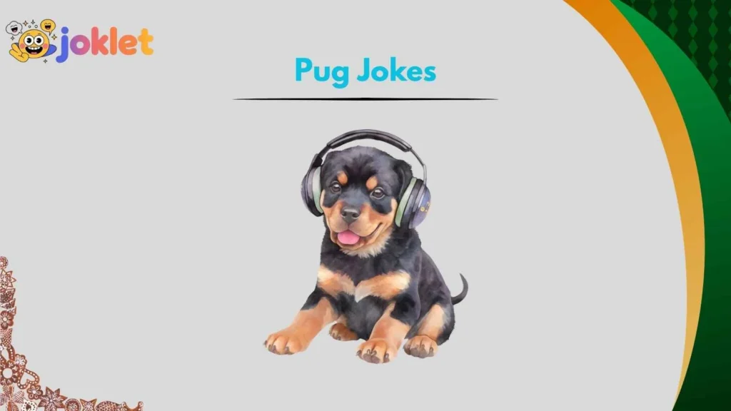 Silly Pug Jokes About Food